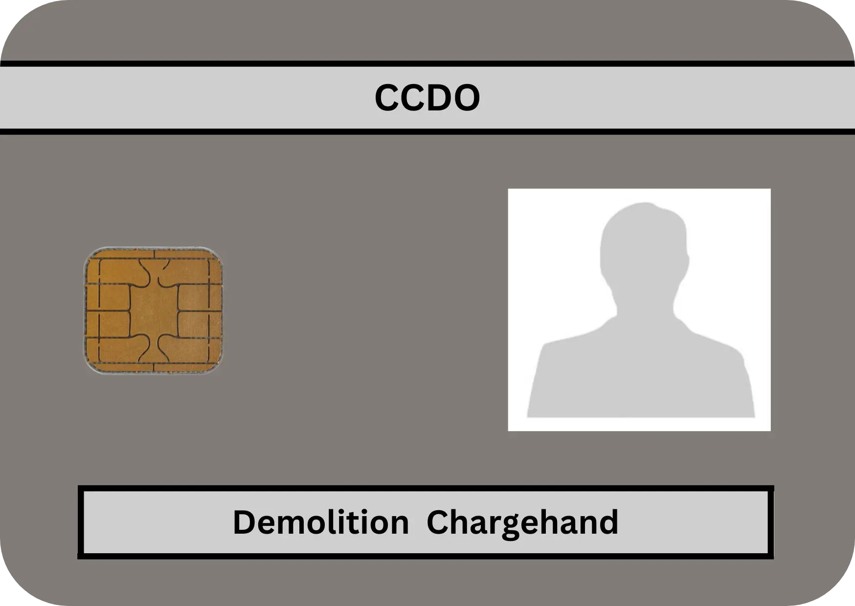 CCDO Demolition Chargehand Card


