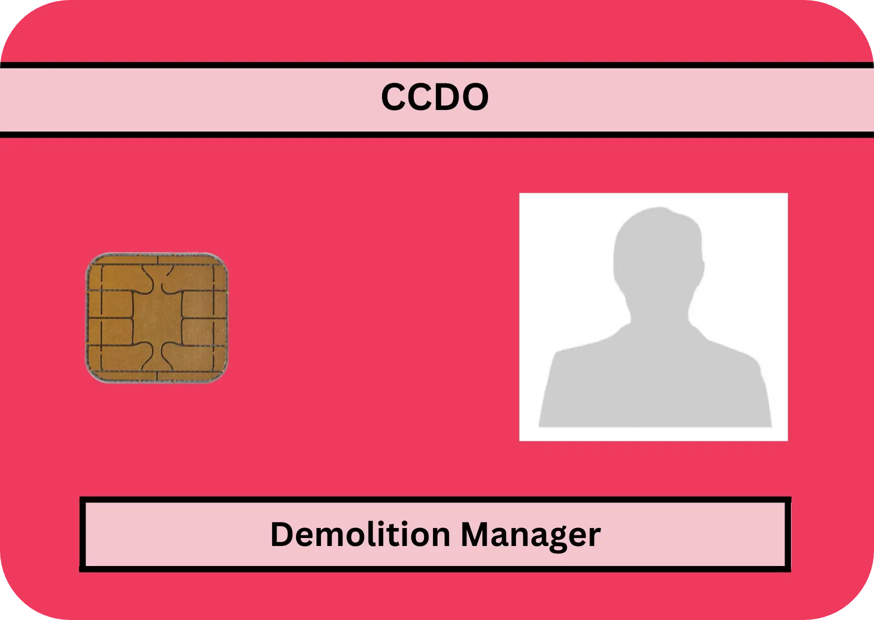 CCDO Demolition Chargehand Card


