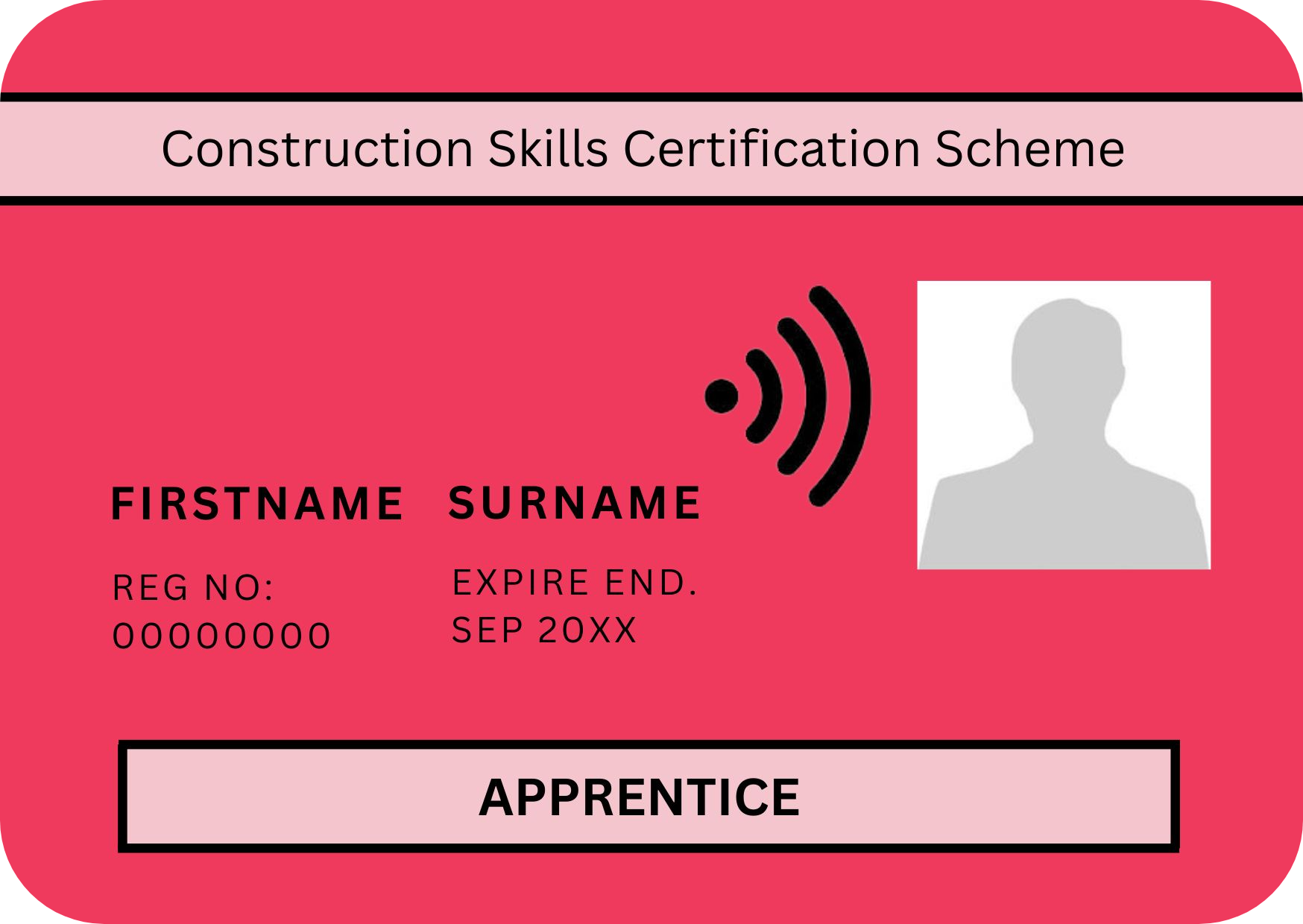 CSCS Red Apprentice Card

